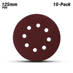 ABRASIVE DISC 125mm P80