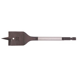 MAKITA ELITE FLAT WOOD SPADE "BIT 30MM - 1/4"" HEX SHANK"